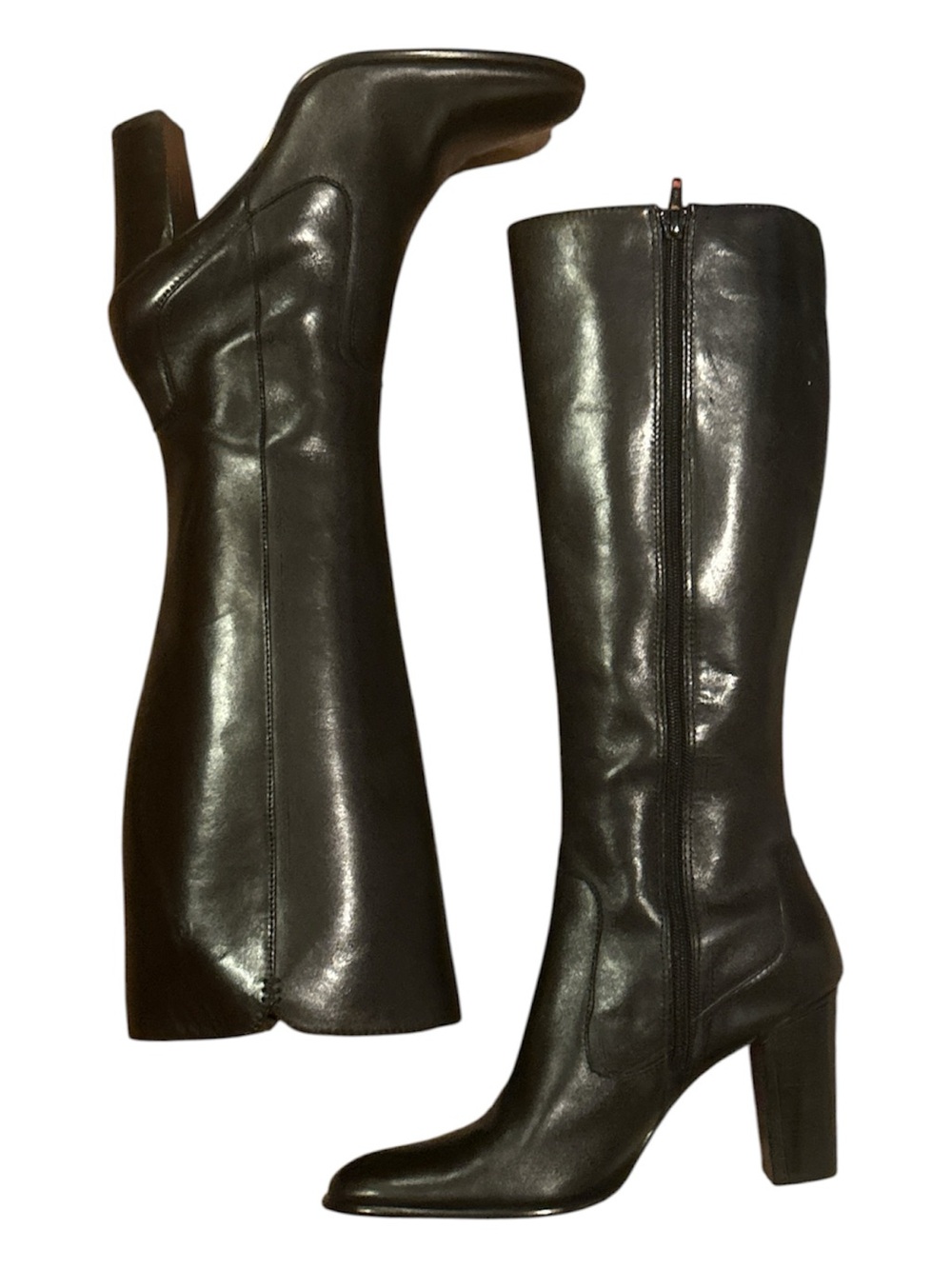 Harold's Oliver black leather boots size 8
